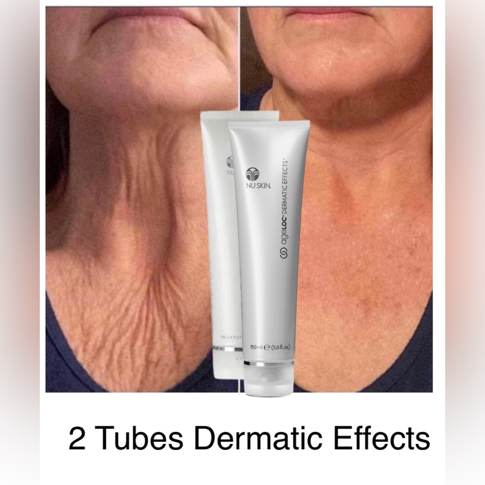 2 tubes NuSkin Ageloc Dermatic Effects Firming Cream